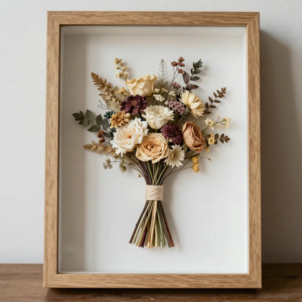 Floating frame preservation display